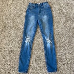 PacSun Super High-Rise Skinniest distressed Jeans size 24